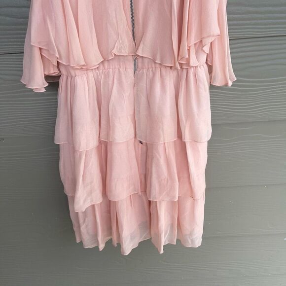 Alice + Olivia Pink Ruffle Mini Dress - Picture 7 of 9